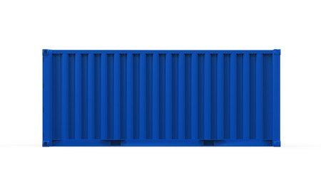 Blue Shipping Container