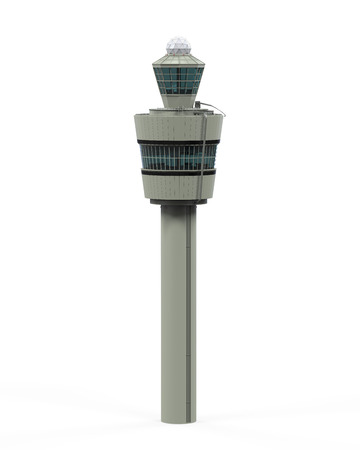 Air Tower Control Isolatedの写真素材