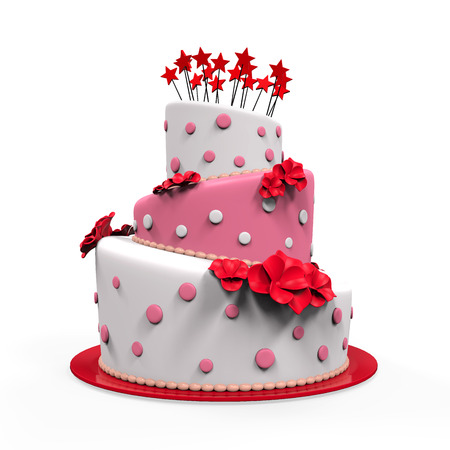 Big Cake Isolatedの写真素材