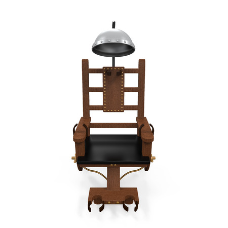 Electric Chair Isolatedの写真素材