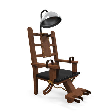 Electric Chair Isolatedの写真素材