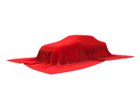 Presentation of the New Carの写真素材