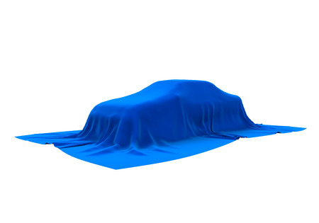 Presentation of the New Carの写真素材