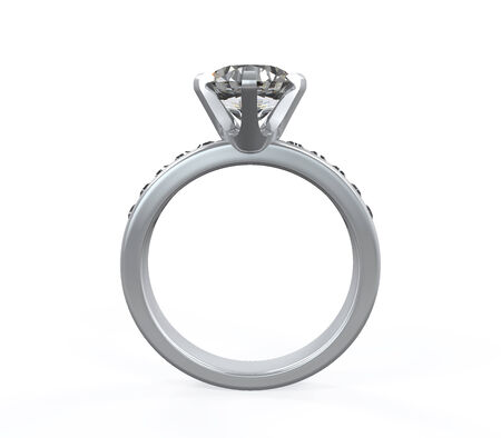 Diamond Wedding Ringの写真素材