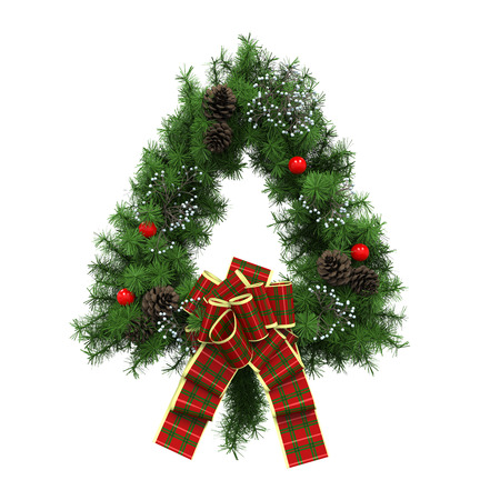 Christmas Wreath Decorationの写真素材