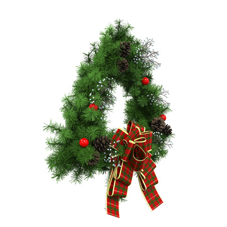 Christmas Wreath Decorationの写真素材