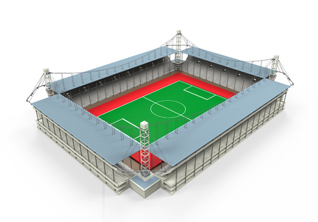 Stadium Building Isolatedの写真素材