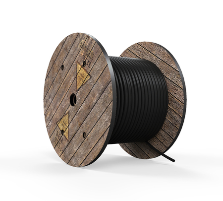Wire Rope Isolatedの写真素材