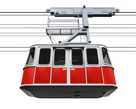 Red Cable Carの写真素材