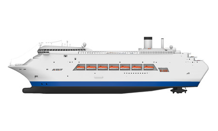 Luxury Cruise Shipの写真素材