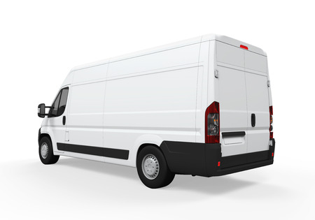 Delivery Van Isolatedの写真素材