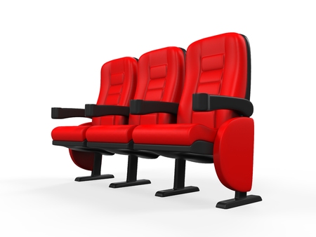 Red Theater Seatの写真素材