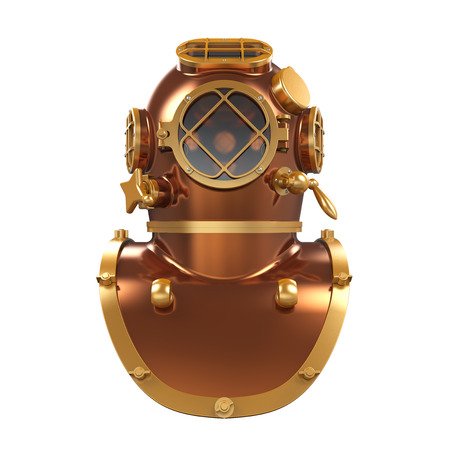 Old Diving Helmetの写真素材