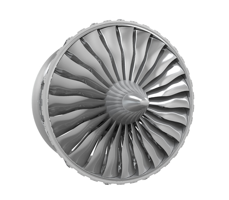 Jet Engine Isolatedの写真素材