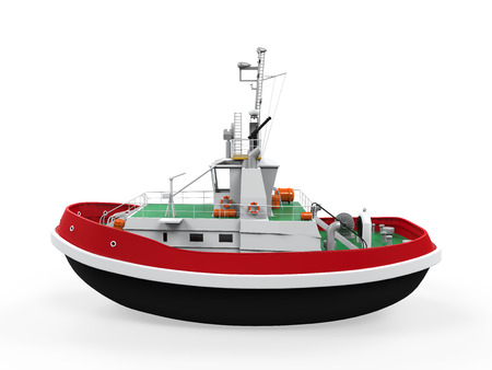 Tugboat Isolatedの写真素材