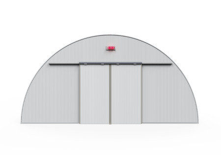 Hangar Building Isolatedの写真素材