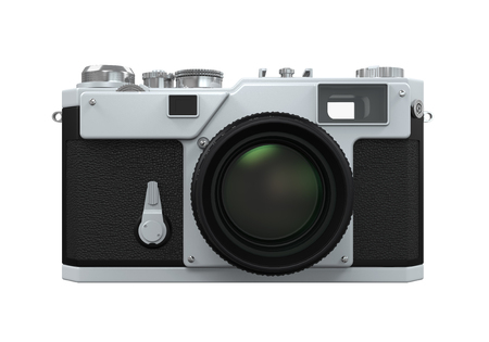Retro Camera Isolatedの写真素材