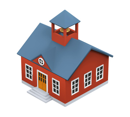 School Building Iconの写真素材