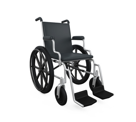 Wheelchair Isolatedの写真素材