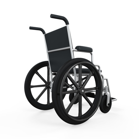 Wheelchair Isolatedの写真素材