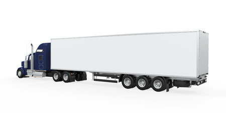 Cargo Truck Isolatedの写真素材
