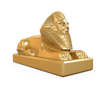 Egyptian Sphinx Statueの写真素材