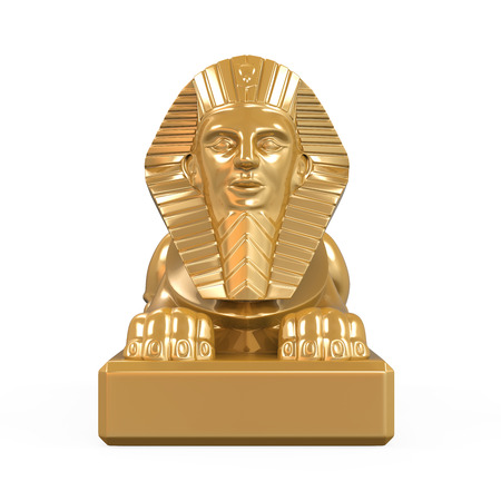 Egyptian Sphinx Statueの写真素材