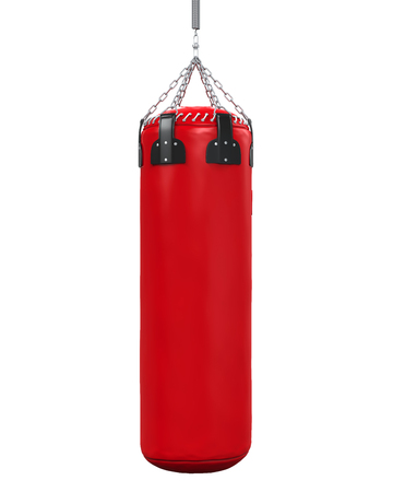 Punching Bag Isolatedの写真素材