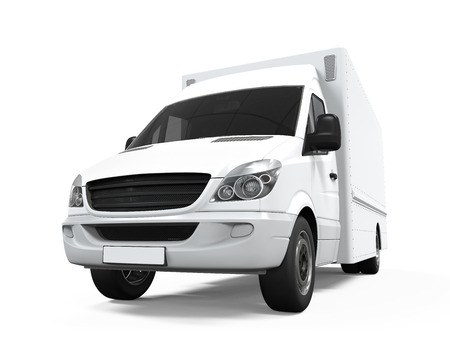 Delivery Van Isolatedの写真素材