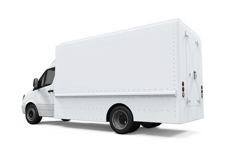 Delivery Van Isolatedの写真素材