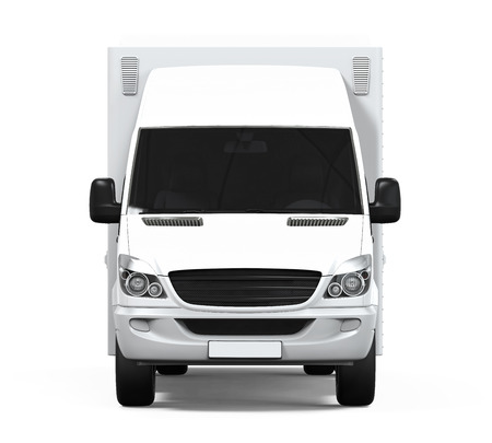 Delivery Van Isolatedの写真素材