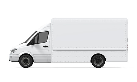 Delivery Van Isolatedの写真素材