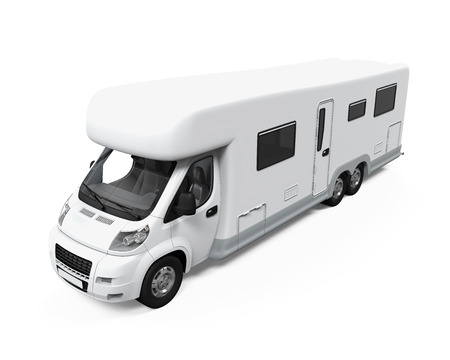 Camper Van Isolatedの写真素材