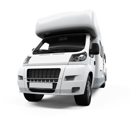 Camper Van Isolatedの写真素材