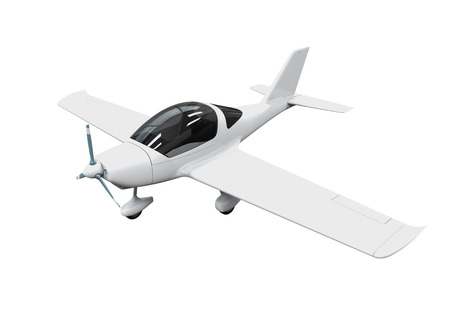 Light Aircraft Isolatedの写真素材