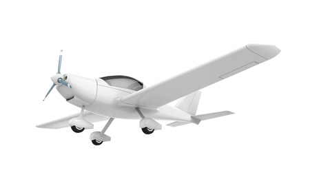 Light Aircraft Isolatedの写真素材