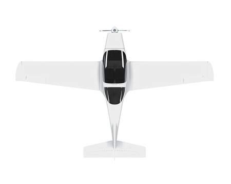 Light Aircraft Isolatedの写真素材