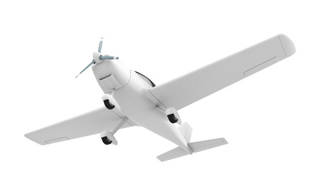 Light Aircraft Isolatedの写真素材
