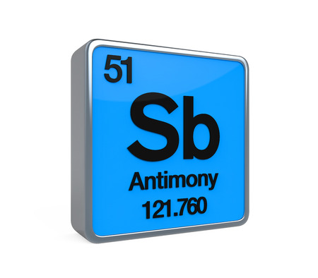 Antimony Element Periodic Tableの写真素材