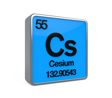 Cesium Element Periodic Tableの写真素材