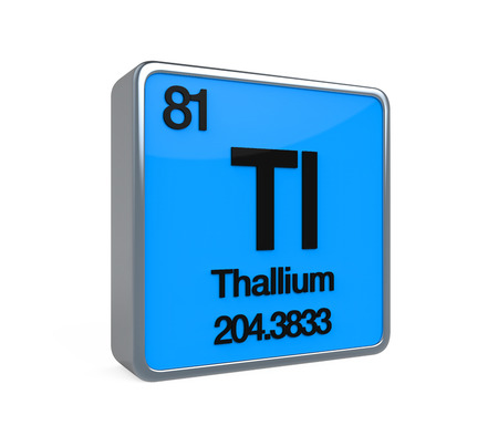 Thallium Element Periodic Tableの写真素材