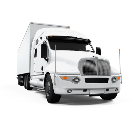 Cargo Delivery Truckの写真素材