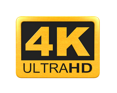 Ultra HD 4K iconの写真素材