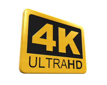 Ultra HD 4K iconの写真素材
