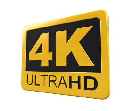 Ultra HD 4K iconの写真素材