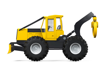 Grapple Skidder Isolatedの写真素材