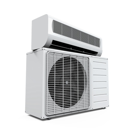 Air Conditioner Isolatedの写真素材