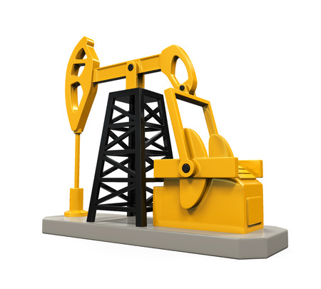 Oil Pump Isolatedの写真素材