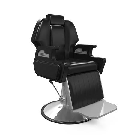 Barber Chair Isolatedの写真素材