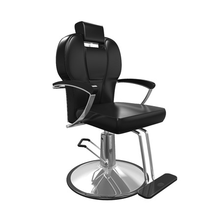 Barber Chair Isolatedの写真素材